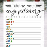 10 In One, Christmas Party Games, Christmas Songs Emoji