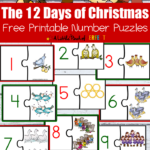 12 Days Of Christmas Free Printable Number Puzzles