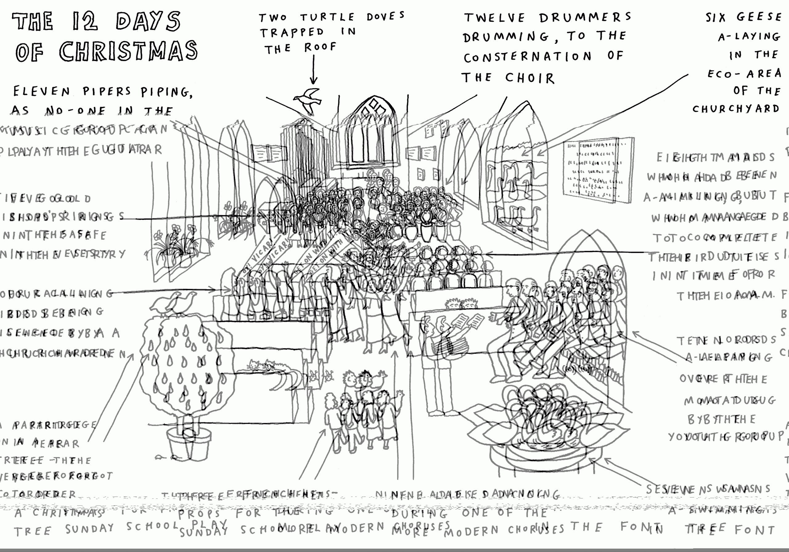 12 Days Of Christmas Worksheet | Printable Worksheets And