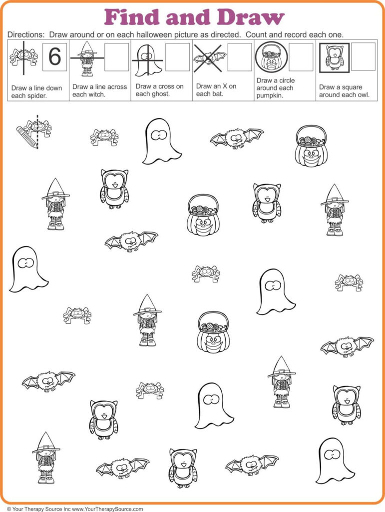 16 Free Halloween Printables   Sensory Motor Skills | Visual