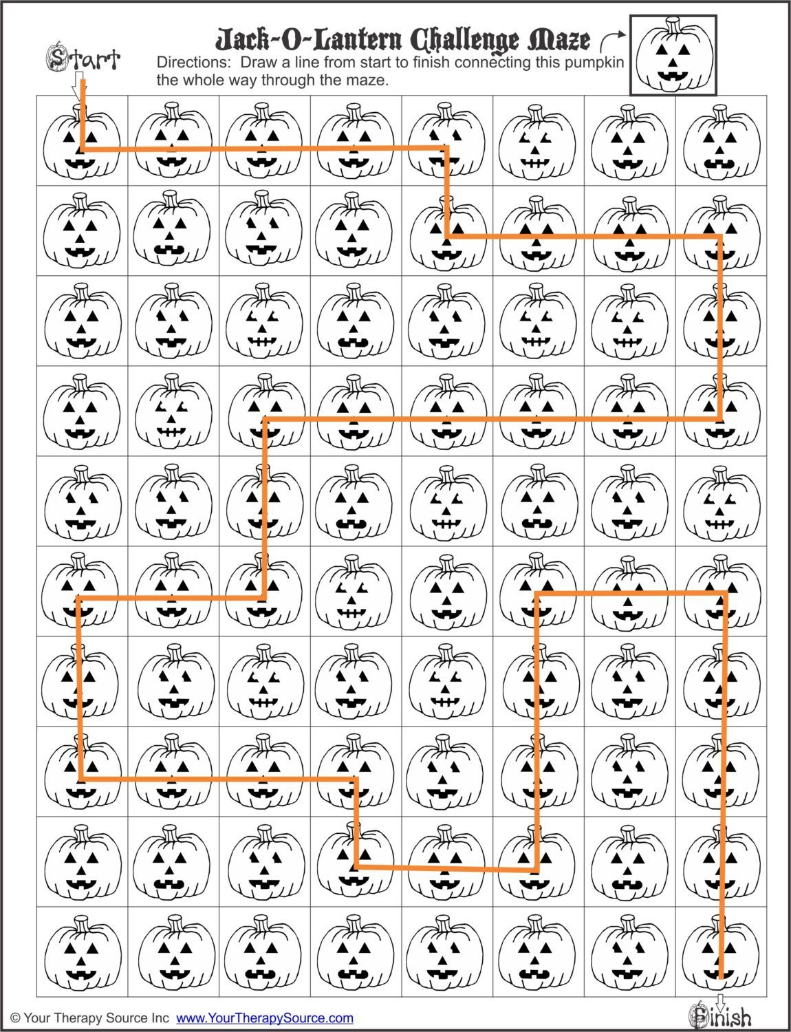 16 Free Halloween Printables - Sensory Motor Skills - Your