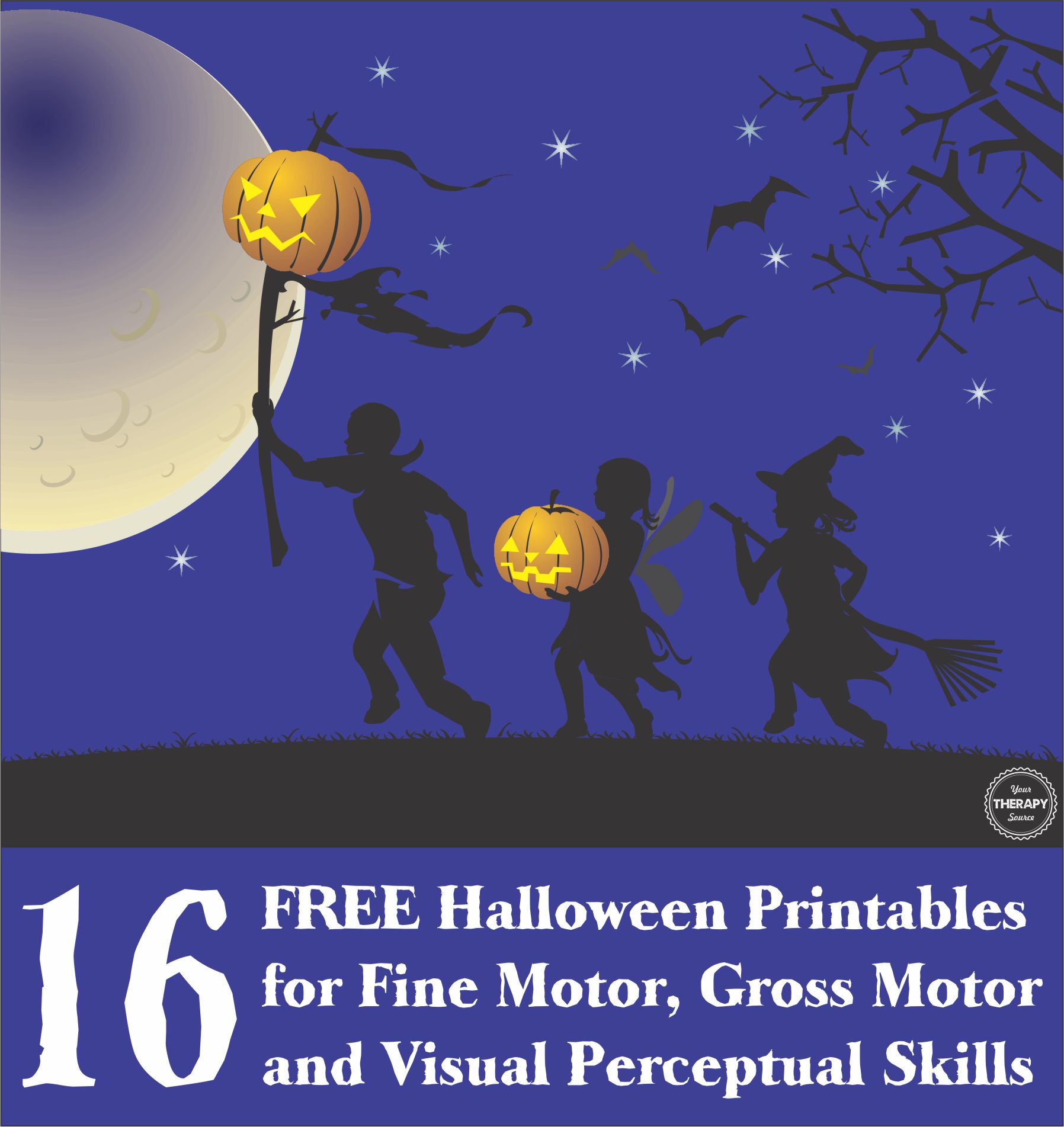 16 Free Halloween Printables - Sensory Motor Skills - Your