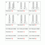 1St Grade Place Value Worksheets 2 Digit Numbers
