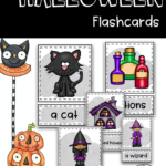 20 Halloween Themed Flashcards