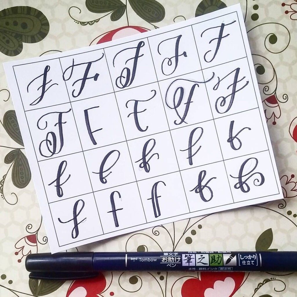 20 Ways To Write The Letter F@letteritwrite • See Also