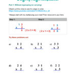 21 Digit Multiplication Worksheet