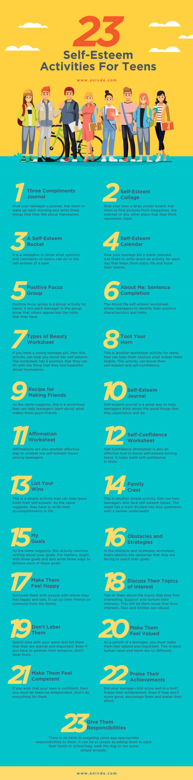 23 Self-Esteem Activities For Teens To Follow In 2020