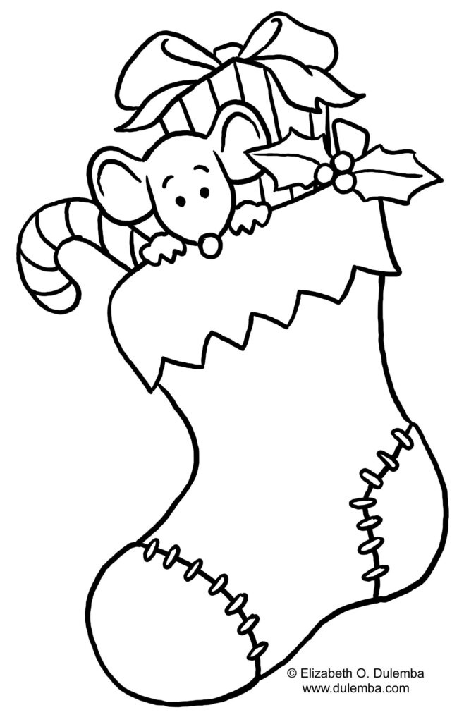 24+ Marvelous Image Of Stocking Coloring Page   Davemelillo