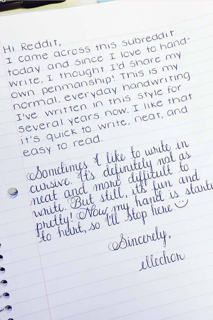 25 Amazing Examples Of Perfect Handwriting | Perfect