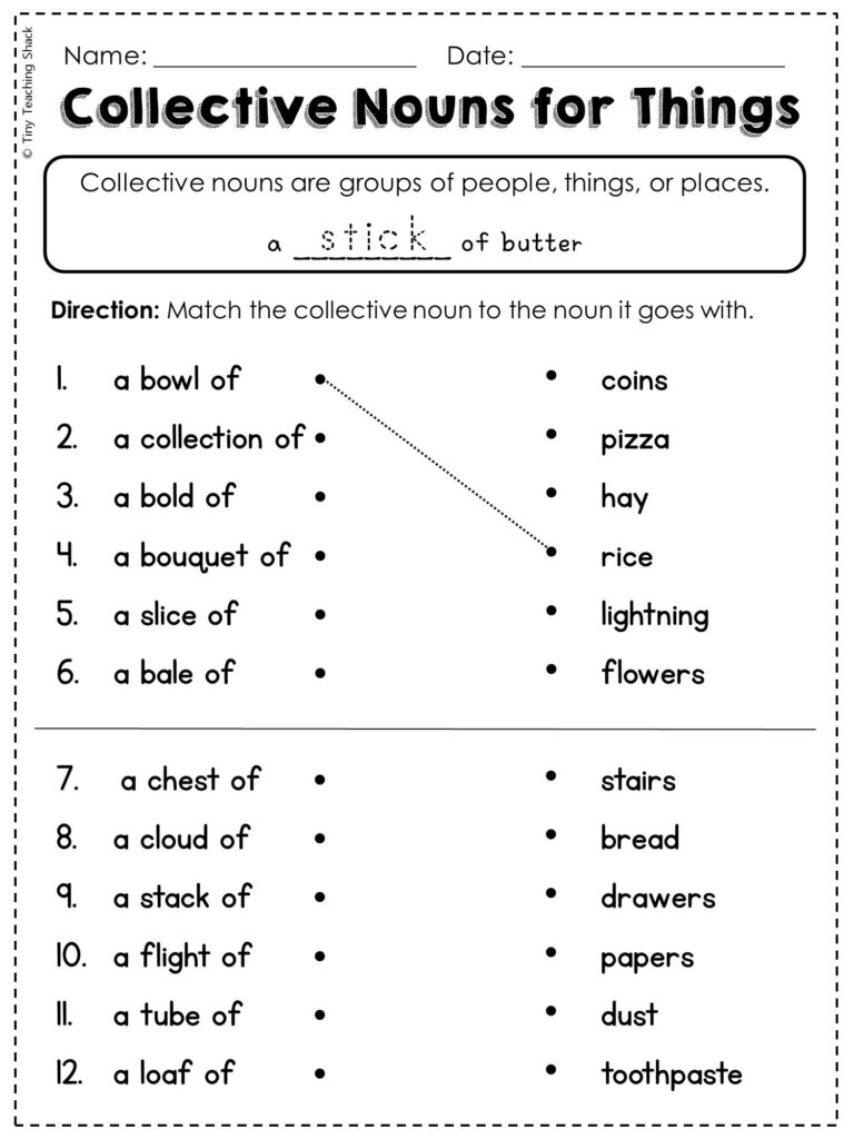 2Nd Grade Language Arts And Grammar Practice Sheets Freebie