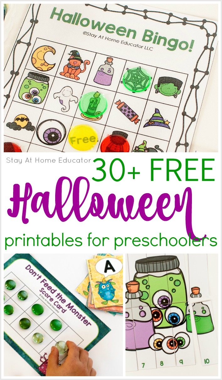 30 Free Halloween Printables For Preschool - Stay At Home
