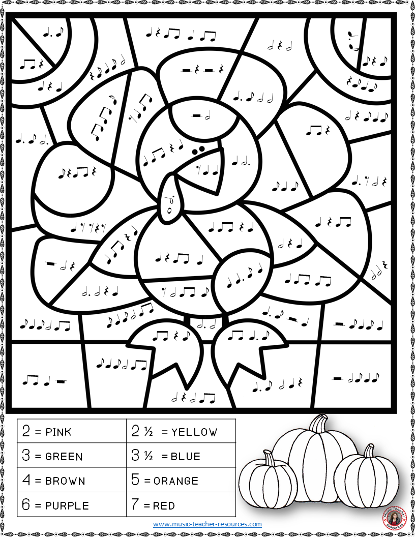 32 Fantastic Music Coloring Worksheets – Slavyanka