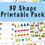 3D Shape Worksheets   Fun With Mama