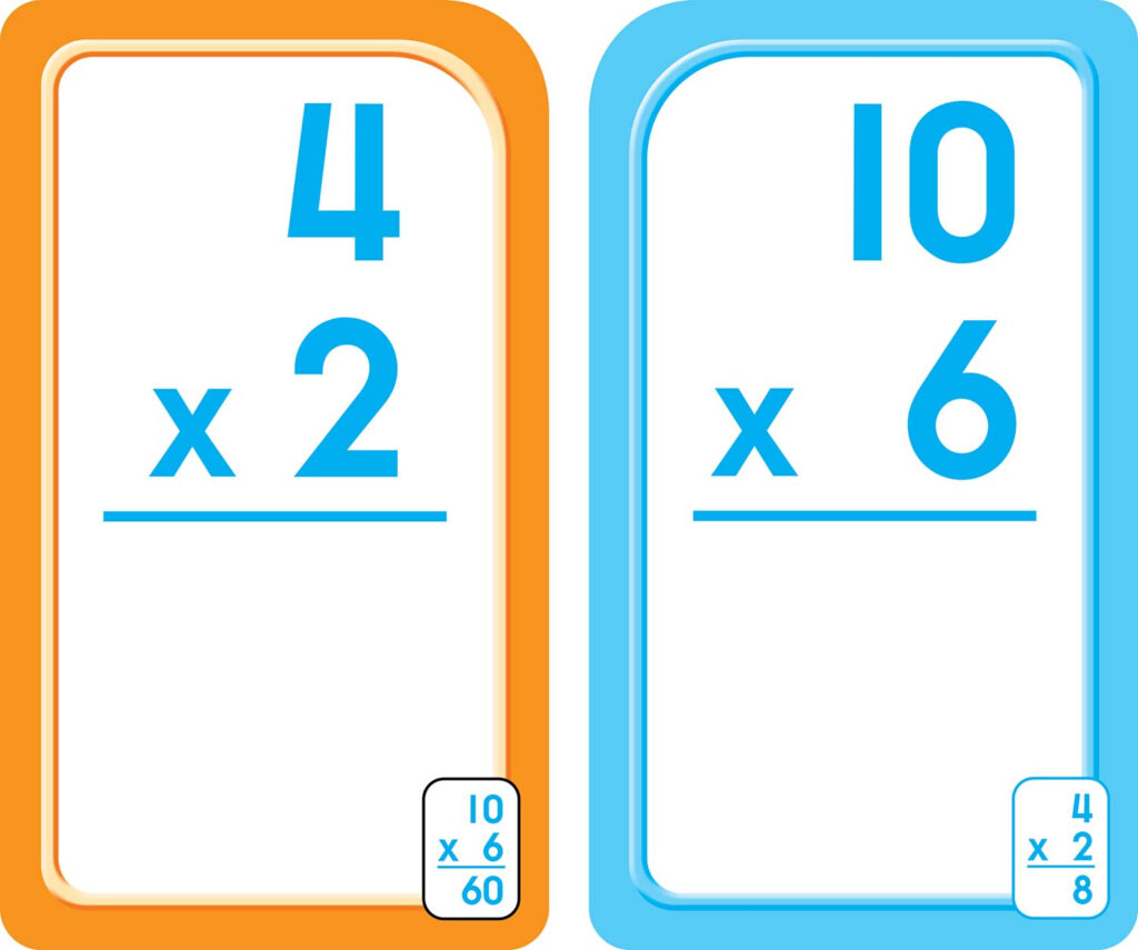 3Rd, 4Th And 5Th Grade | Multiplication Flash Cards 0 12