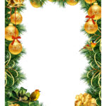 40+ Free Christmas Borders And Frames   Printable Templates