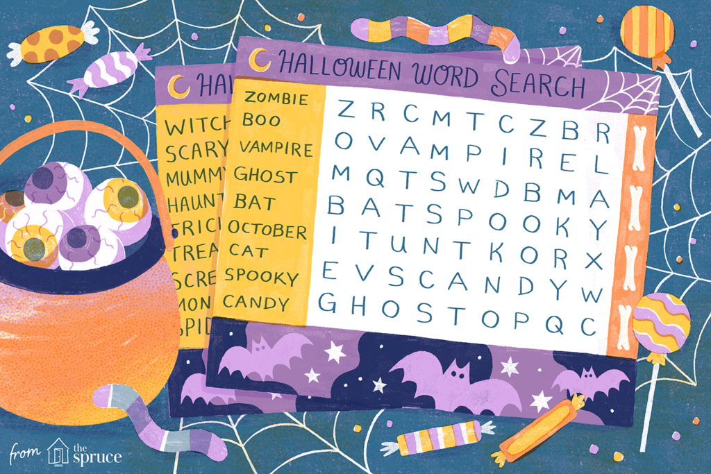 41 Free Halloween Word Search Puzzles