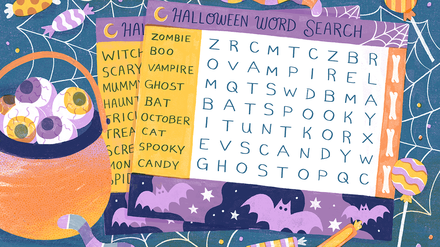 41 Free Halloween Word Search Puzzles