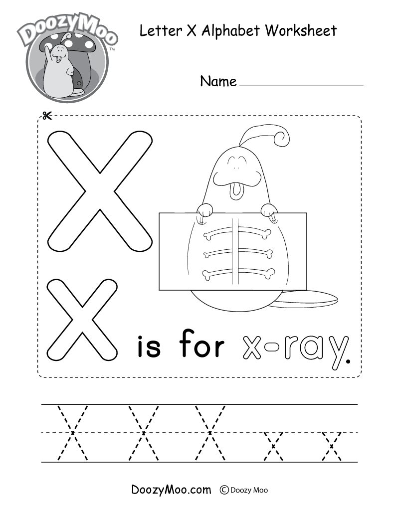 47 Learning Alphabet Activities Worksheets Image inside Letter X Worksheets For Toddlers