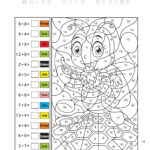 49 Extraordinary Maths Calculated Colouring Worksheets