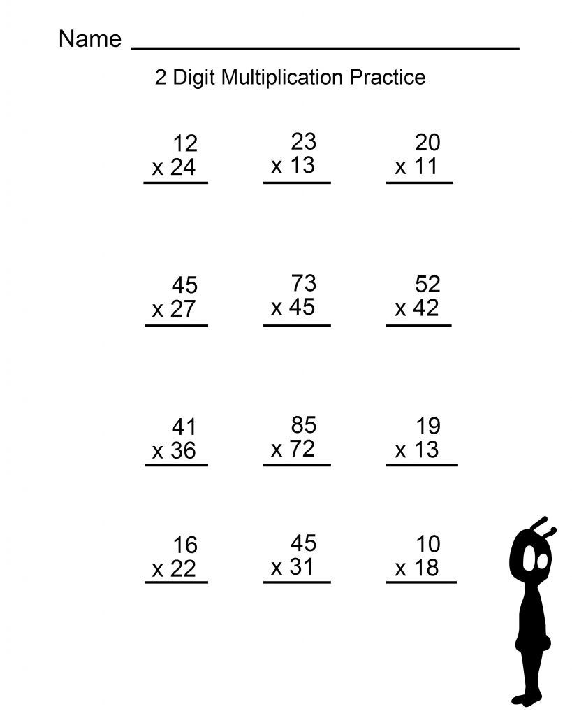 4Th Grade Multiplication Worksheets - Best Coloring Pages