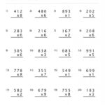 4Th Grade Multiplication Worksheets   Best Coloring Pages