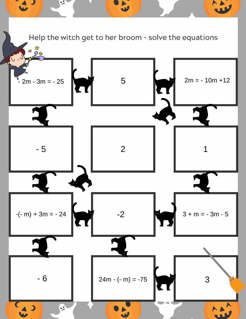 5 Halloween Math Activities And Worksheets - Intomath