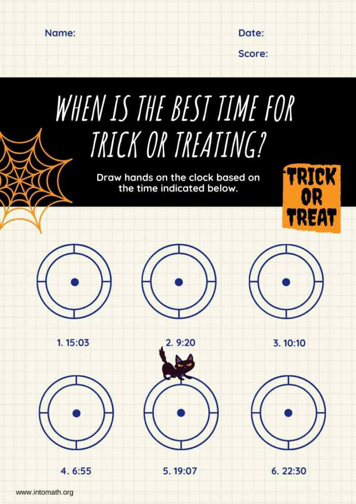 5 Halloween Math Activities And Worksheets   Intomath