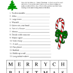 5 Images Of Free Printable Christmas Word Games | Printable