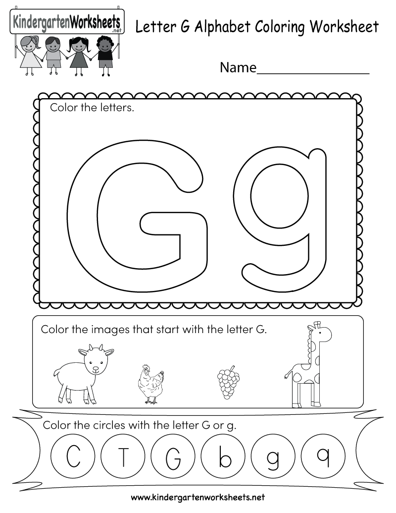 51 Awesome Alphabet Worksheets Preschool Free Printable intended for Letter G Alphabet Worksheets