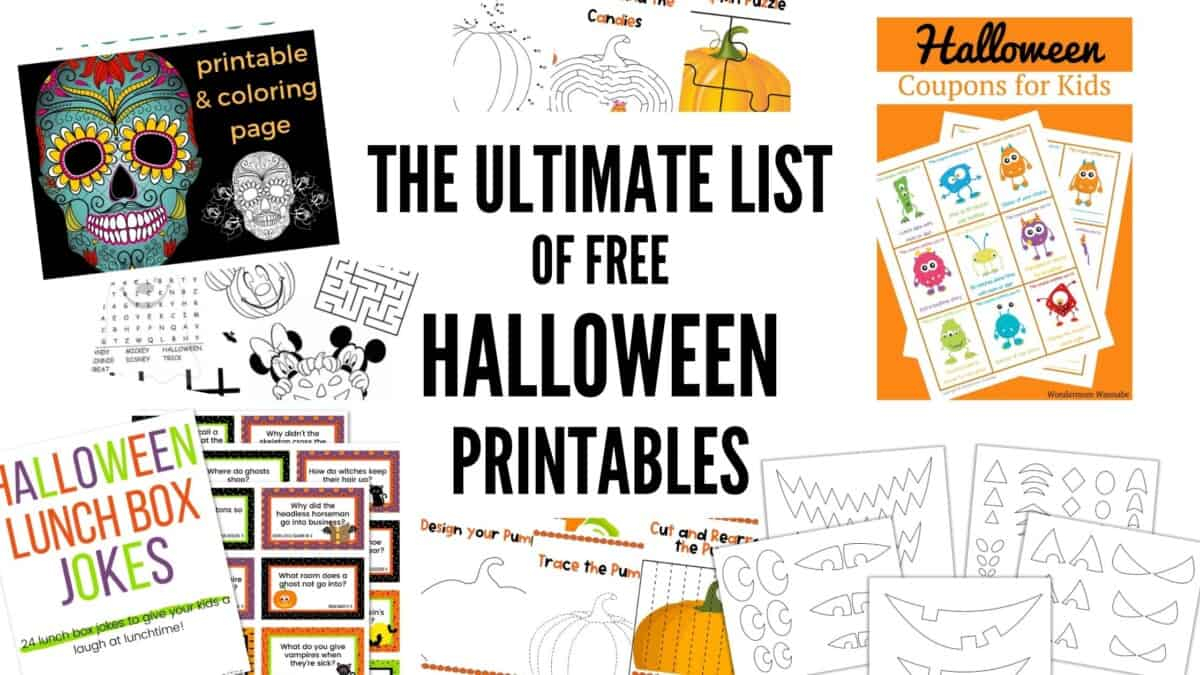 51 + Free Halloween Printables | The Ultimate List | Hess Un