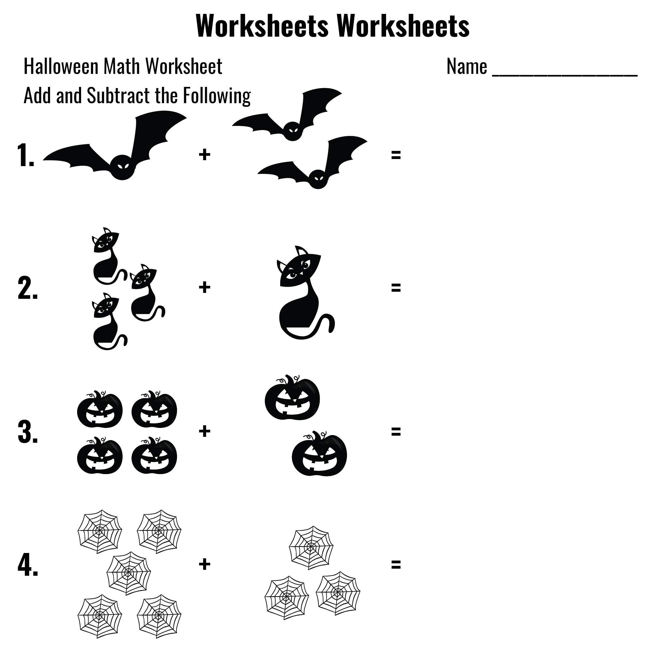 6 Best Halloween Math Worksheets Printable - Printablee