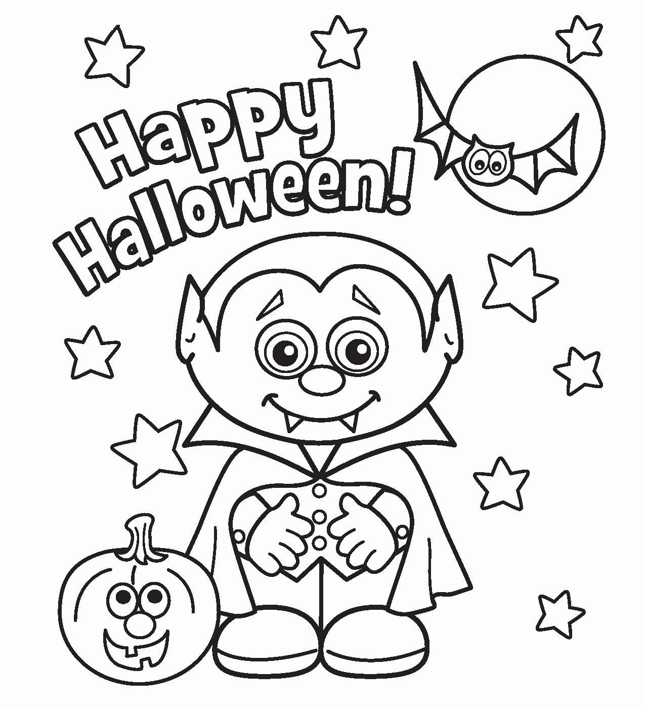 60 Halloween Coloring Sheets For Kids Photo Ideas