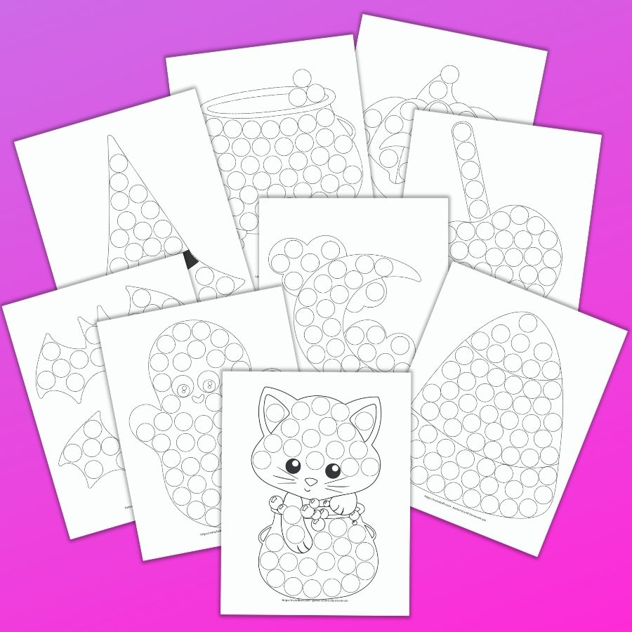 9 Free Halloween Dot Marker Printables: No-Prep Fun For Tots