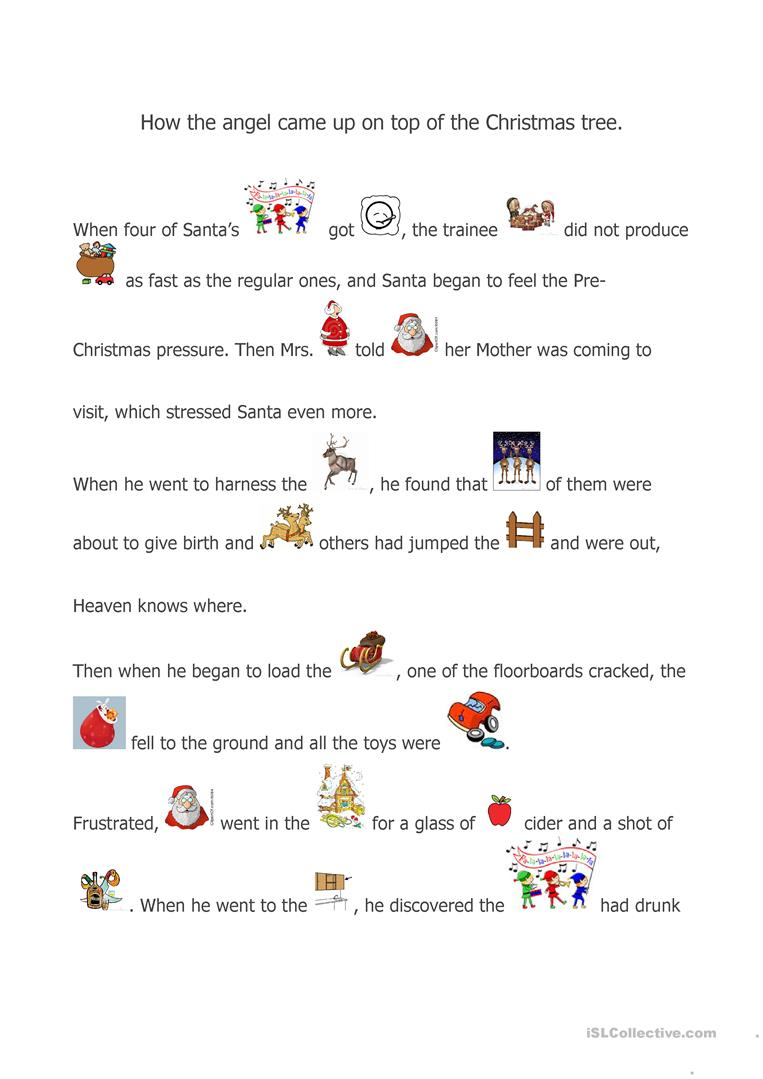 A Christmas Story - English Esl Worksheets For Distance