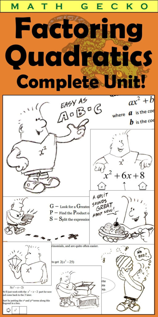 A Complete Unit On Factoring Quadratic Expressions A Complete Unit On Factoring Quadratic Expressions