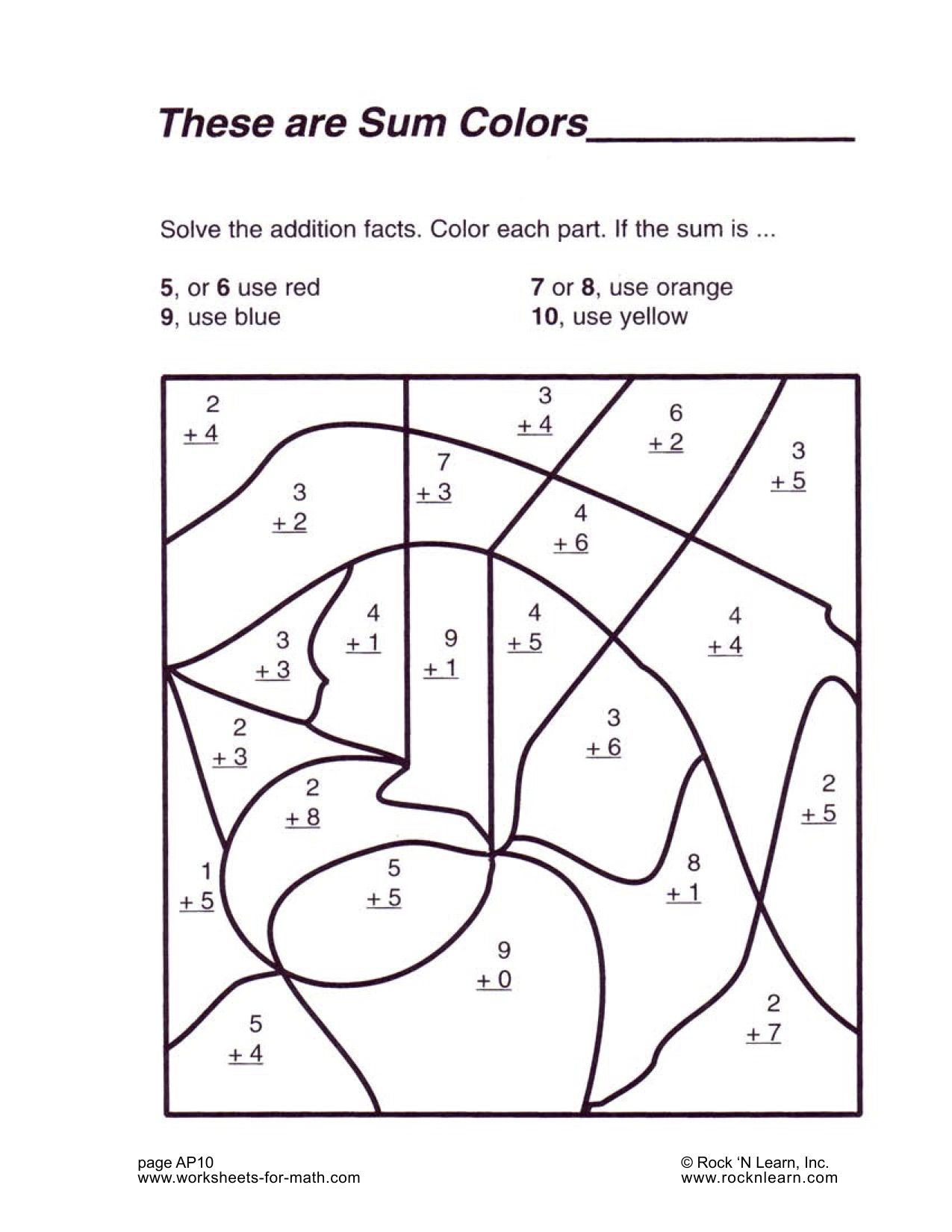 A Day With Addition Worksheets. | Frostnixononbroadway