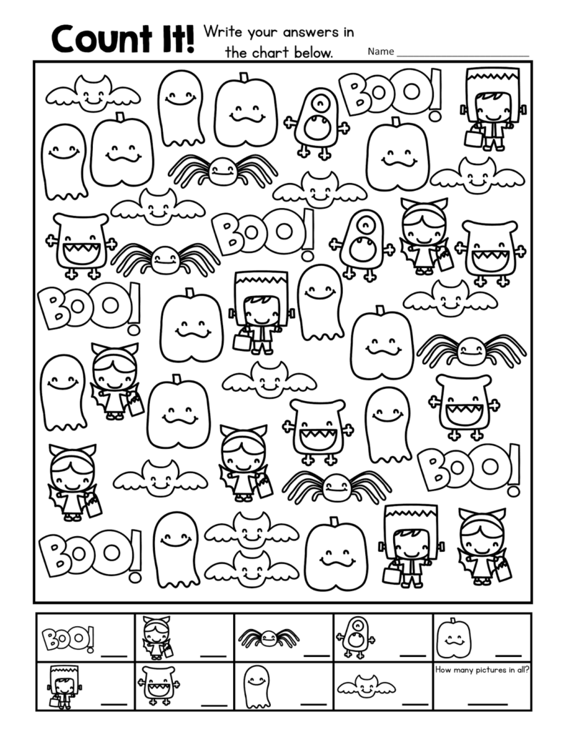 A Fun Halloween Freebie: Count It! | Education | Halloween A Fun Halloween Freebie: Count It! | Education | Halloween