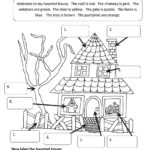 A Haunted House | Halloween Worksheets, Halloween Vocabulary