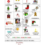 A Memory Game For Christmas   Esl Worksheetvéro33