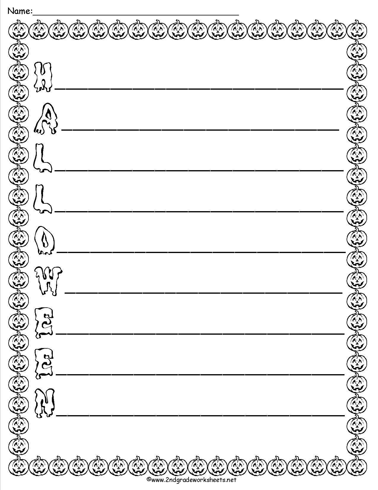 Acrostic Poem Forms, Templates, And Worksheets