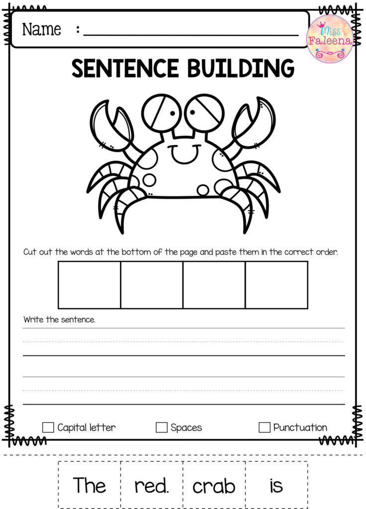 Activities For Kindergarten Educational Coloring Pages