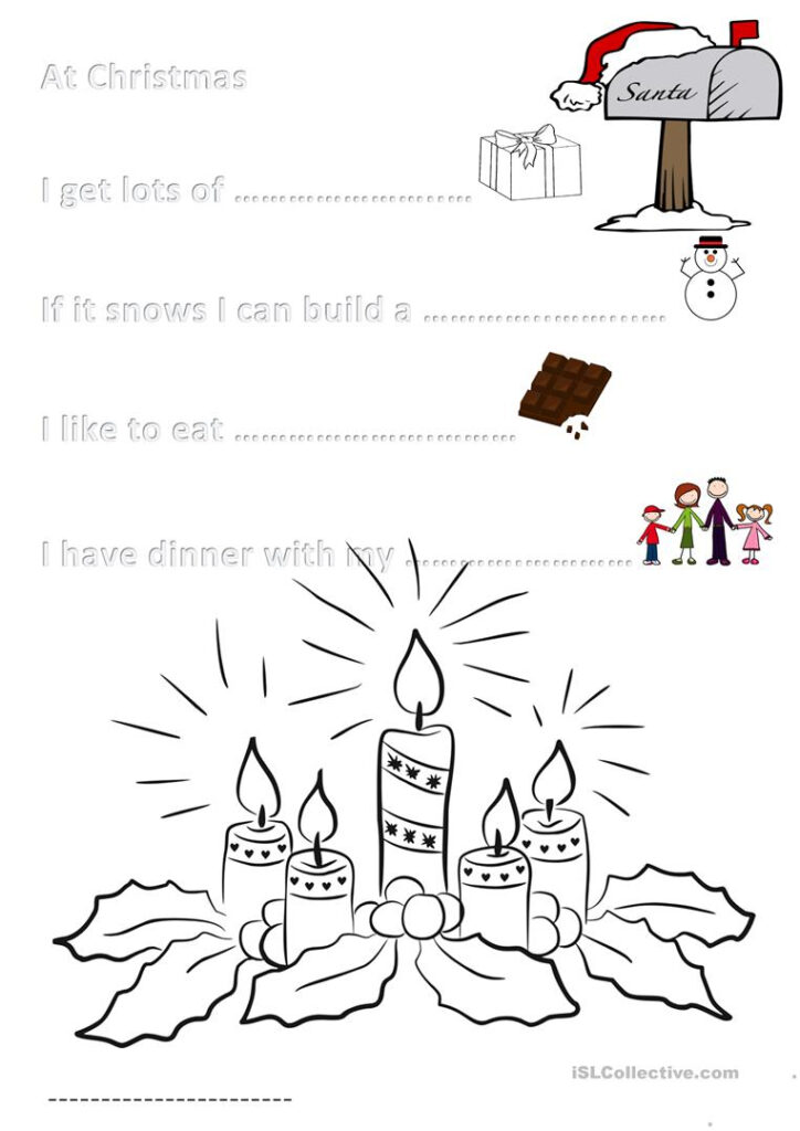 Activity Sheet Christmas For Primary 3 English Esl Activity Sheet Christmas For Primary 3 English Esl