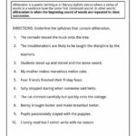 Alliteration Worksheets 4Th Grade Alliteration Examples
