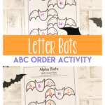 Alpha Bats: Halloween Abc Order Worksheets