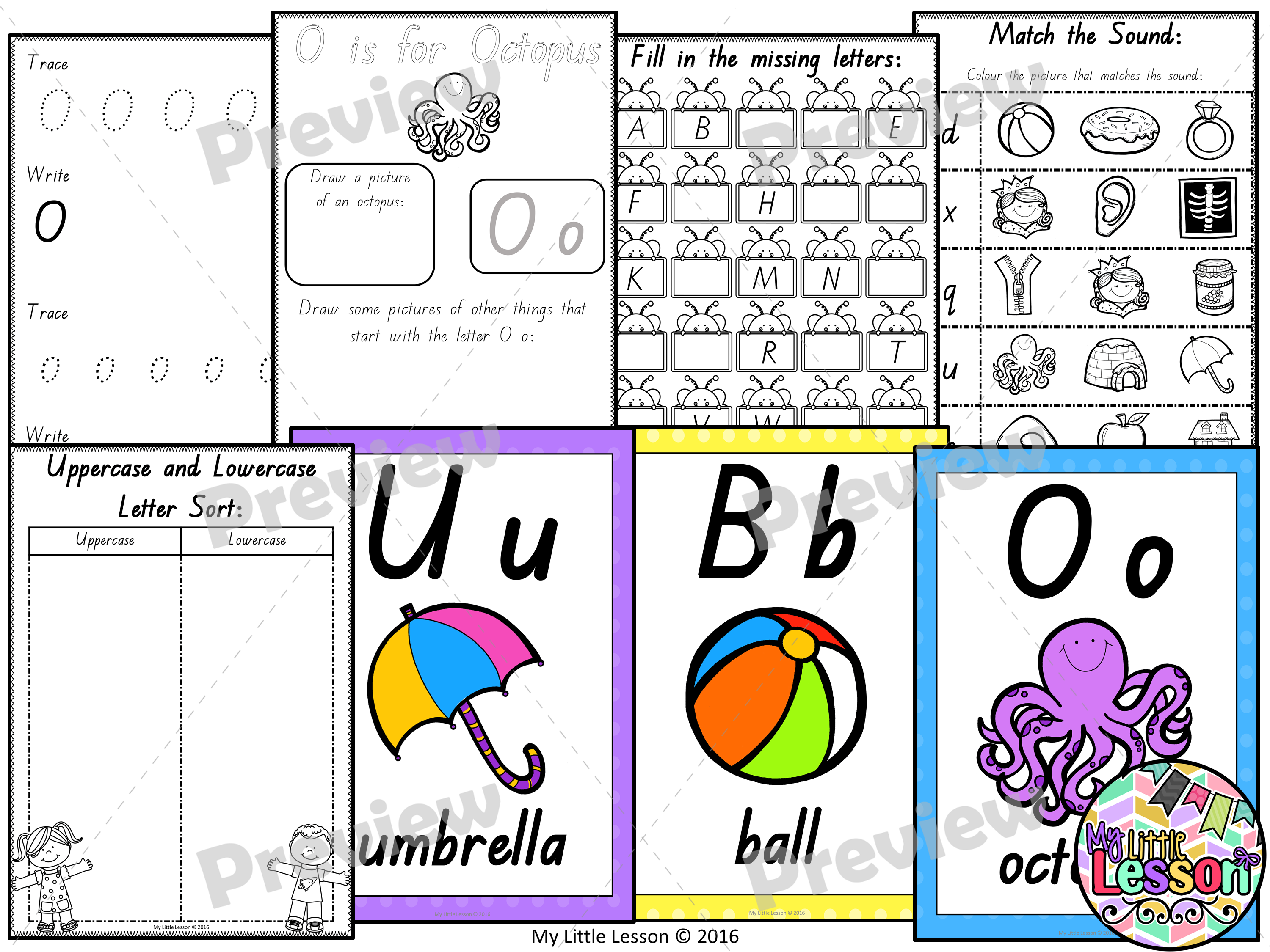 Queensland Cursive Alphabet Posters