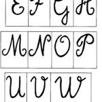 Alphabet En Majuscules Cursives   École Maternelle Gellow