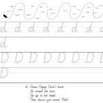 Alphabet In Cursive Handwriting Printable Chart Trinity