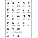 Alphabet Pronunciation Exercise With Vietnamese Alphabet Worksheets