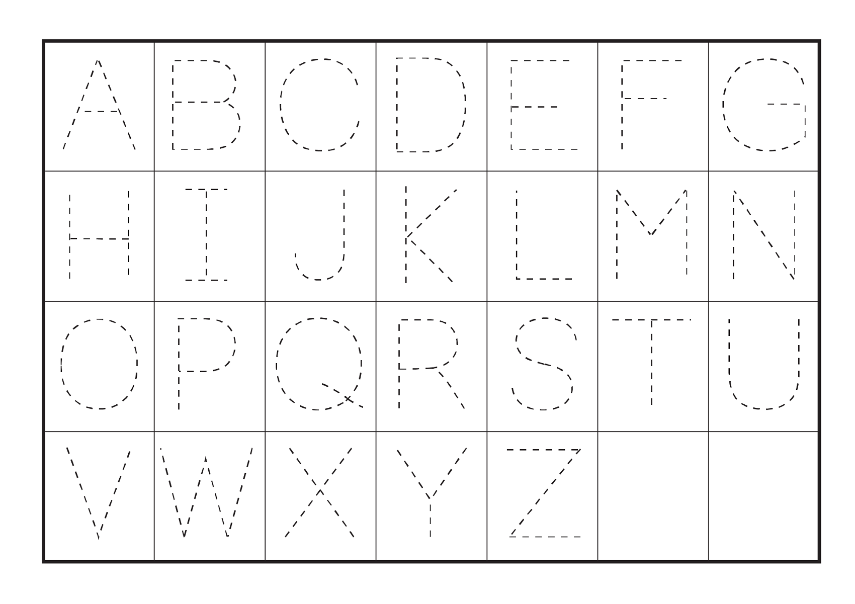 Alphabet Tracing Printables For Kids | Alphabet Tracing inside Alphabet Tracing Worksheets For 6 Year Olds