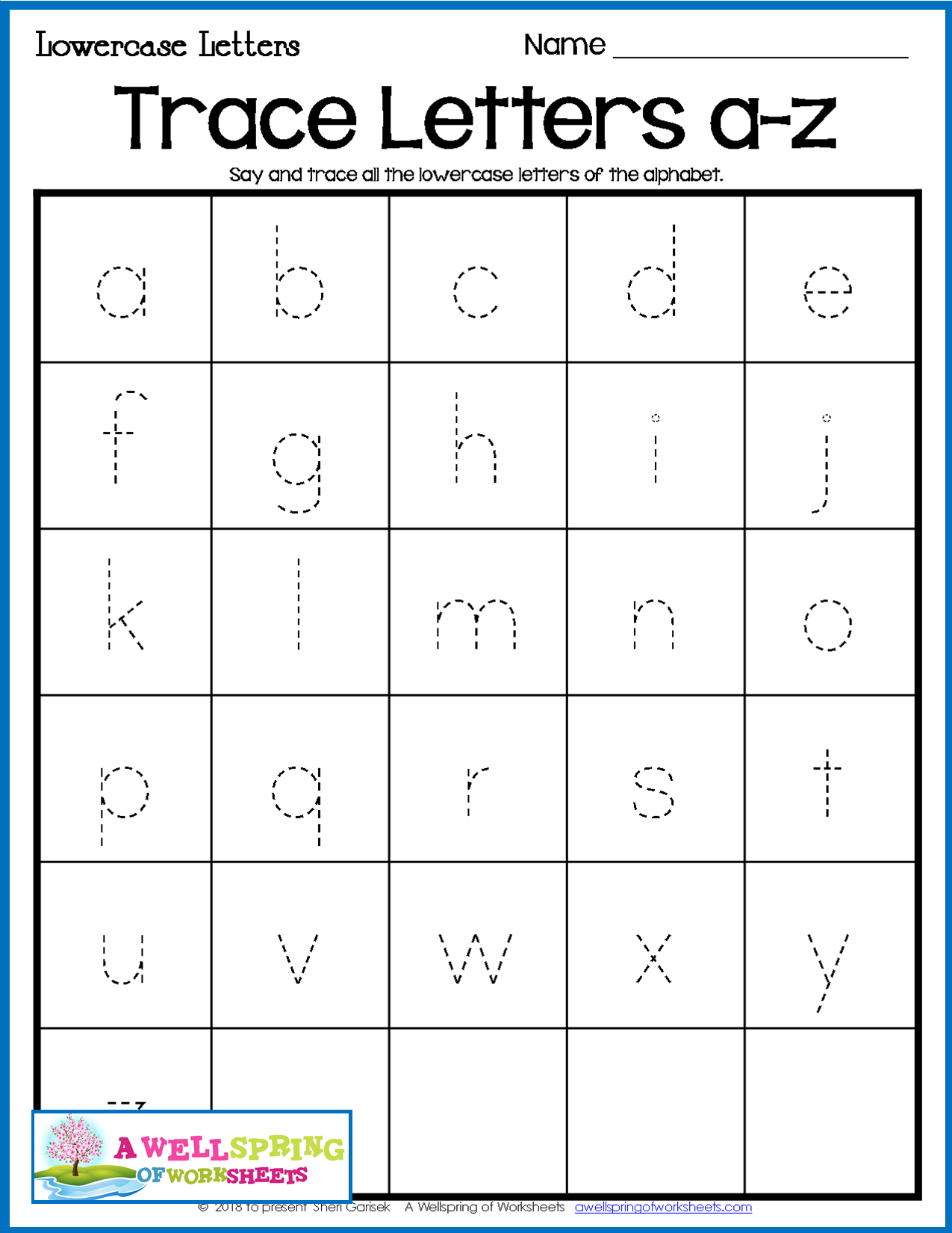 Alphabet Tracing Worksheets - Uppercase &amp;amp; Lowercase Letters regarding Uppercase Name Tracing